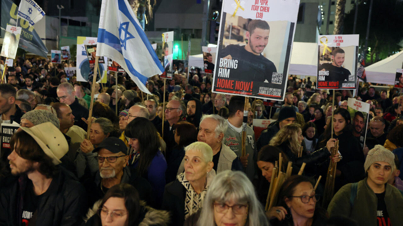 100 days since the outbreak of the war in Gaza Strip // Tens of thousands of people participated in a huge rally in Tel Aviv in favor of the release of the held hostages