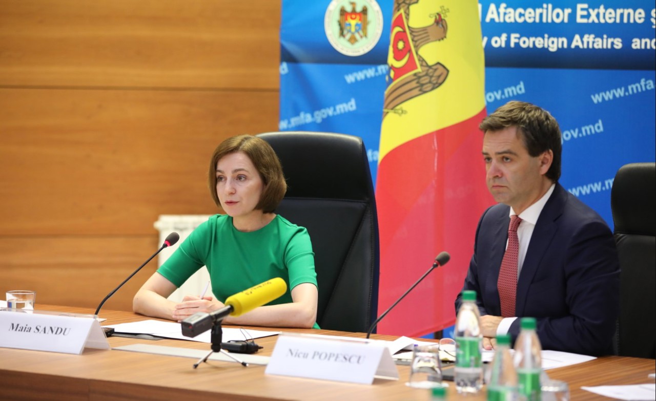 Maia Sandu, la reuniunea ambasadorilor: Rusia va continua să fie un element de insecuritate pentru Republica Moldova