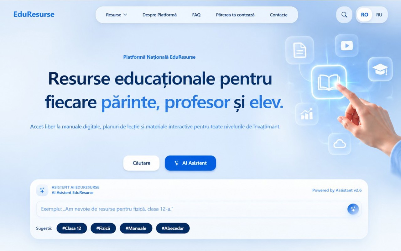 Moldova launches EU-backed EduResurse digital platform 