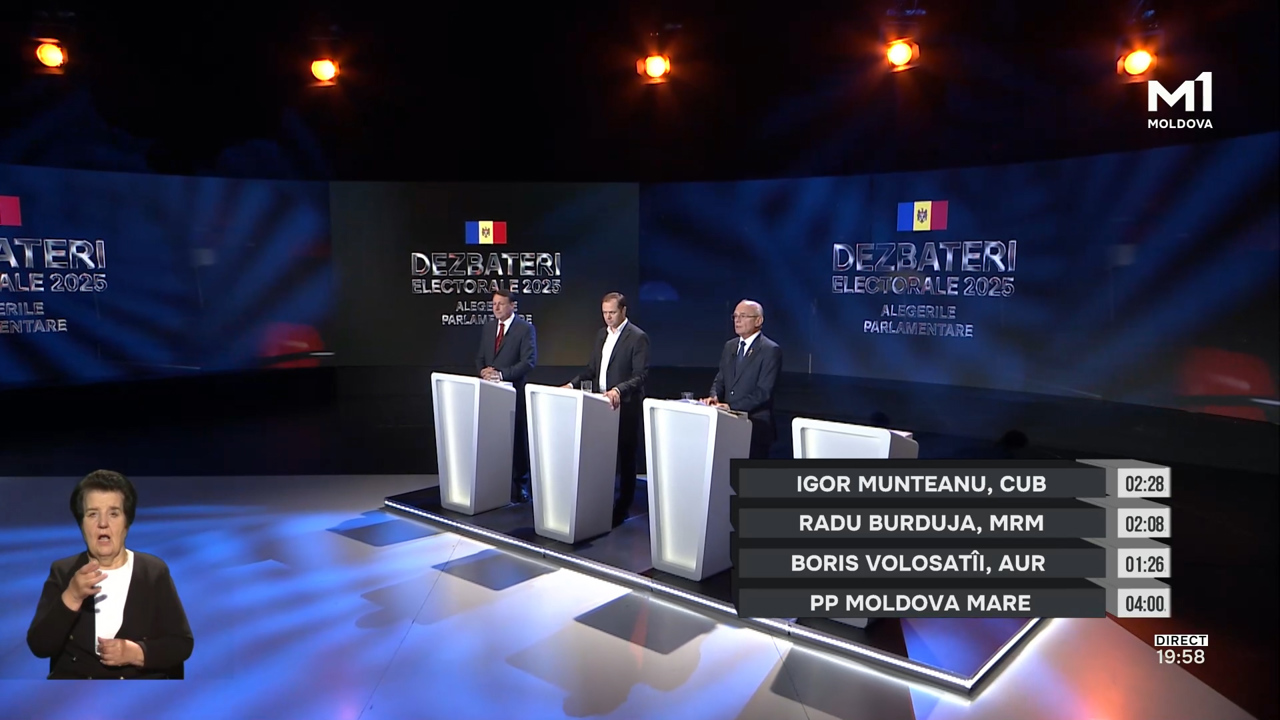 Dezbateri electorale pentru alegeri parlamentare din 24 septembrie 2025	