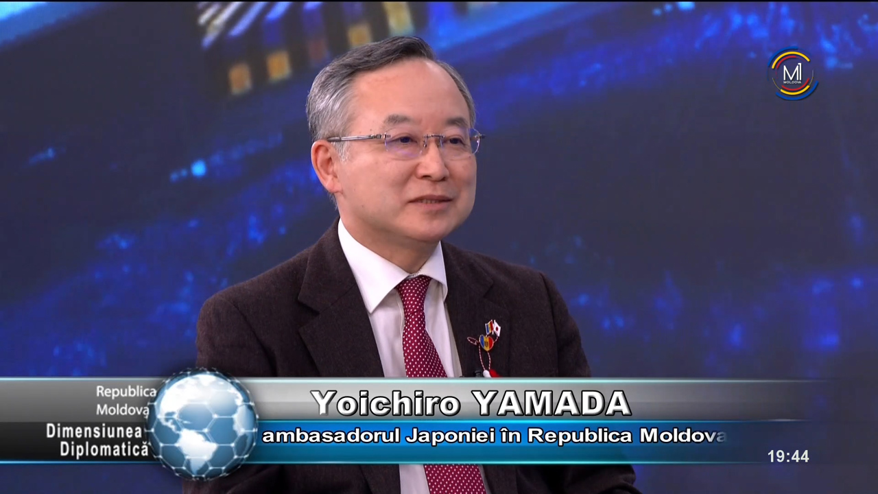 „Dimensiunea Diplomatică” din 27 martie 2023/ Yoichiro YAMADA, ambasadorul Japoniei în Republica Moldova