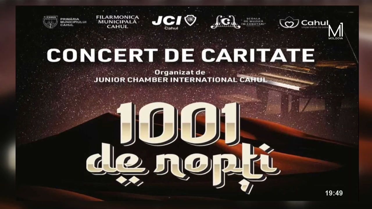 „1001 de nopți” - Concert de Caritate de Muzică Clasică la Cahul