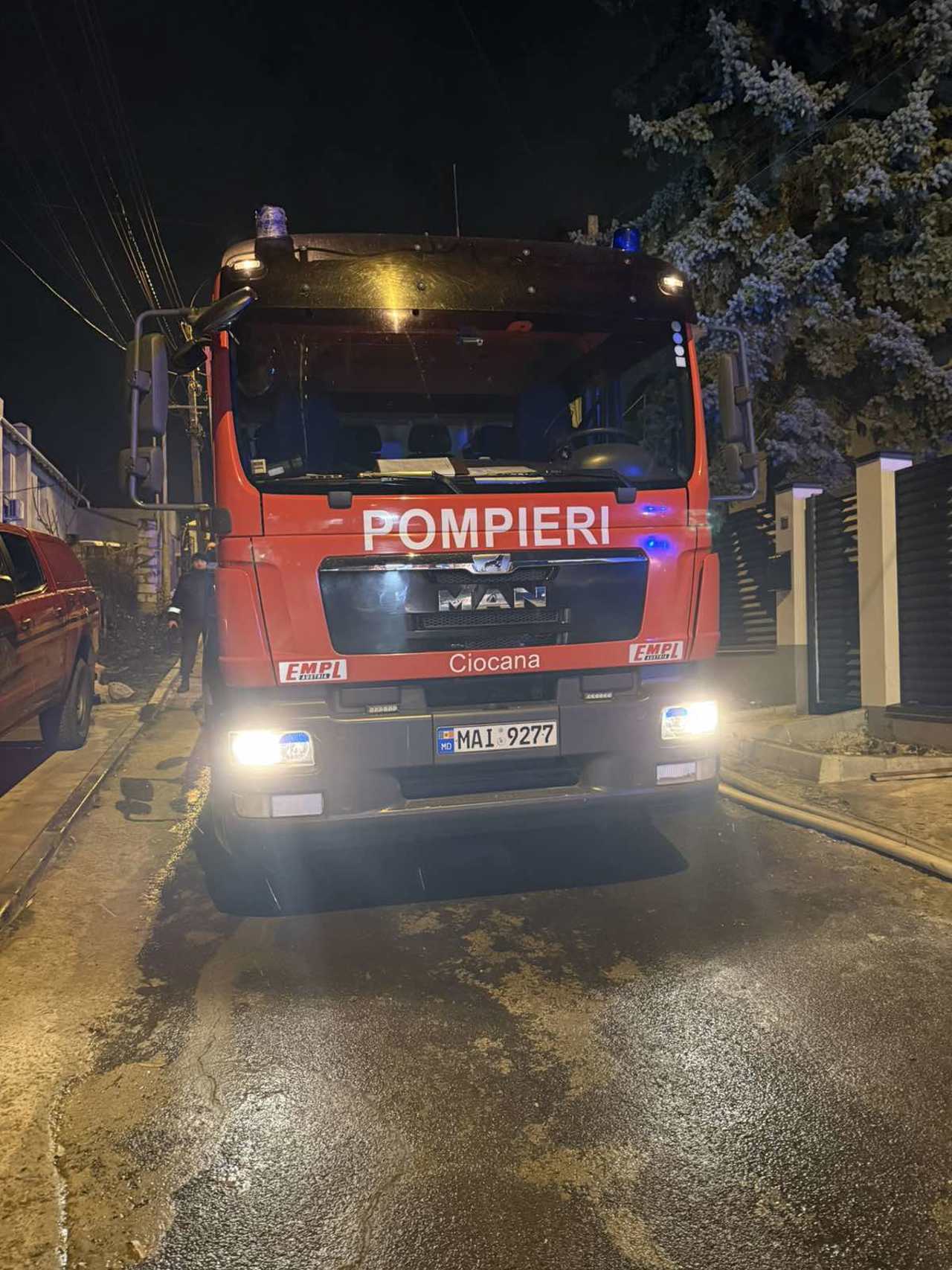 Major fire in a Chișinău residential complex