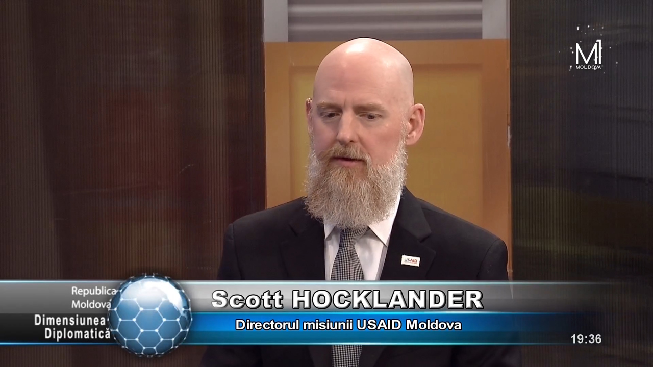 „Dimensiunea Diplomatică” din 8 decembrie: Scott Hocklander, Directorul Misiunii USAID în Moldova