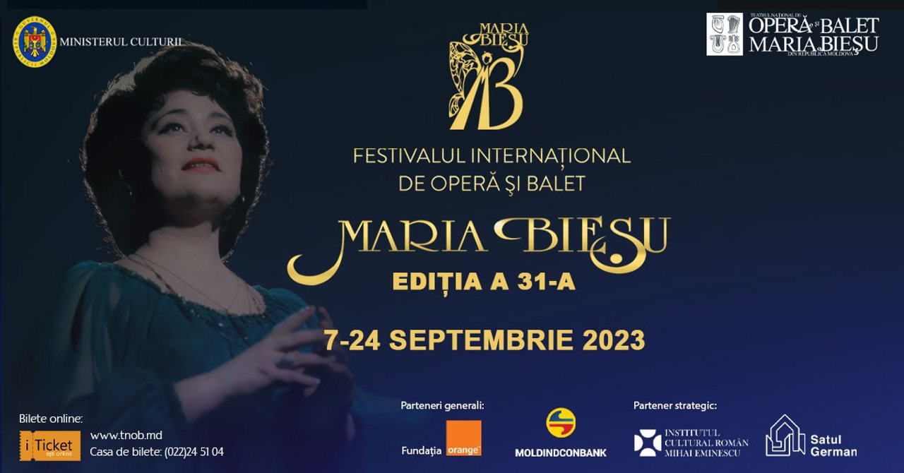 La festivalul internațional „Maria Bieșu” vor participa soliști de operă și balet din 12 țări