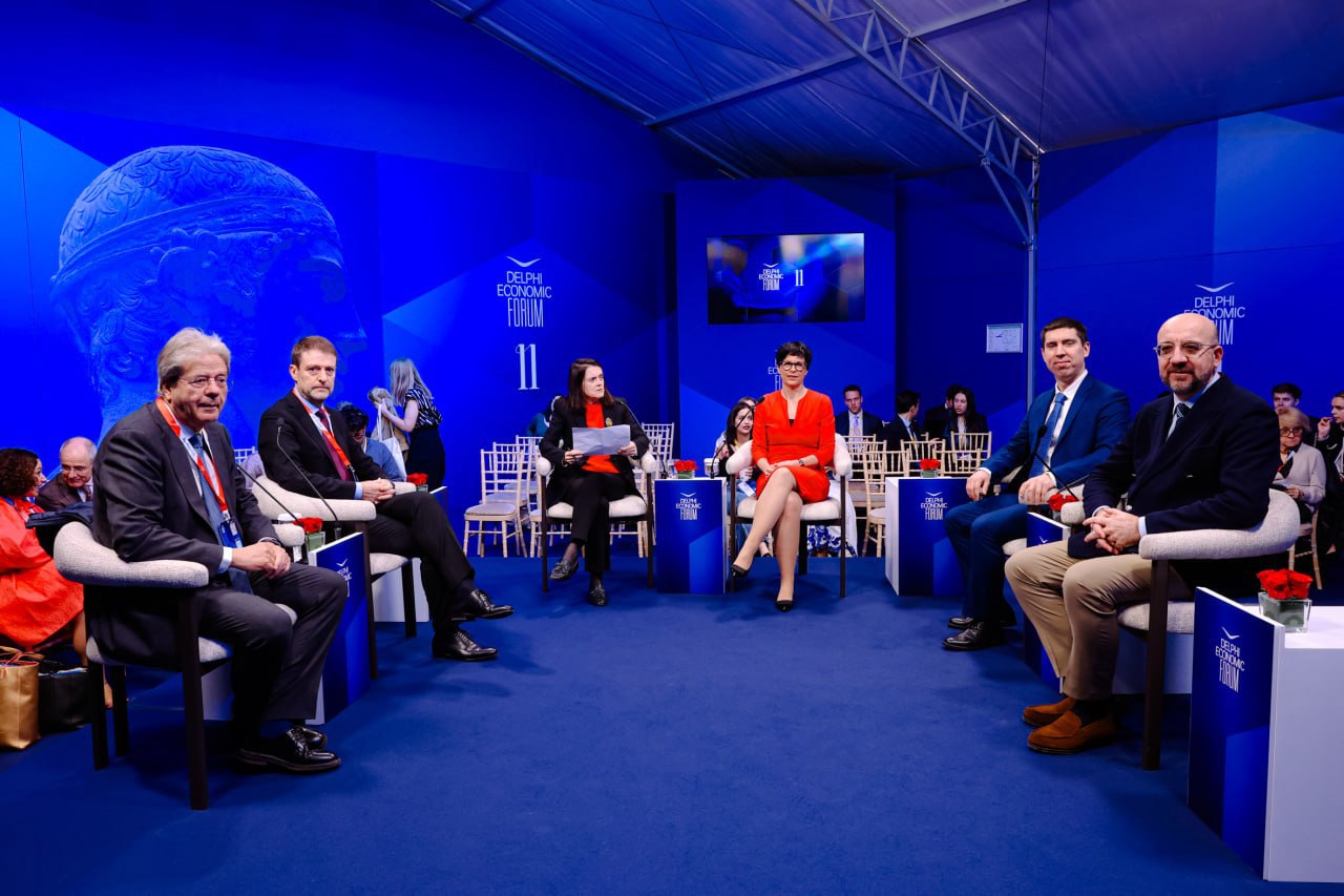 Mihai Popșoi, la Forumul de la Delphi: Aderarea la UE, „proces esențial” pentru modernizarea R. Moldova