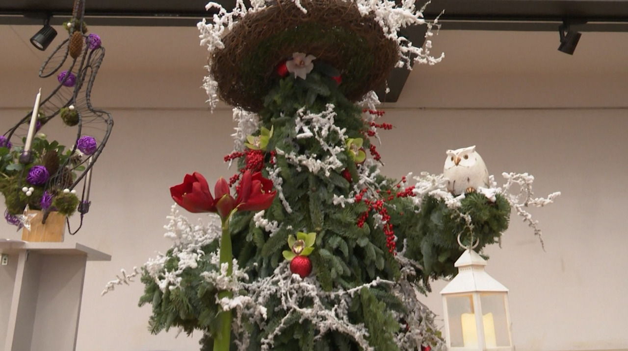 Floriști din R. Moldova și România, într-un spectacol floral de sărbători