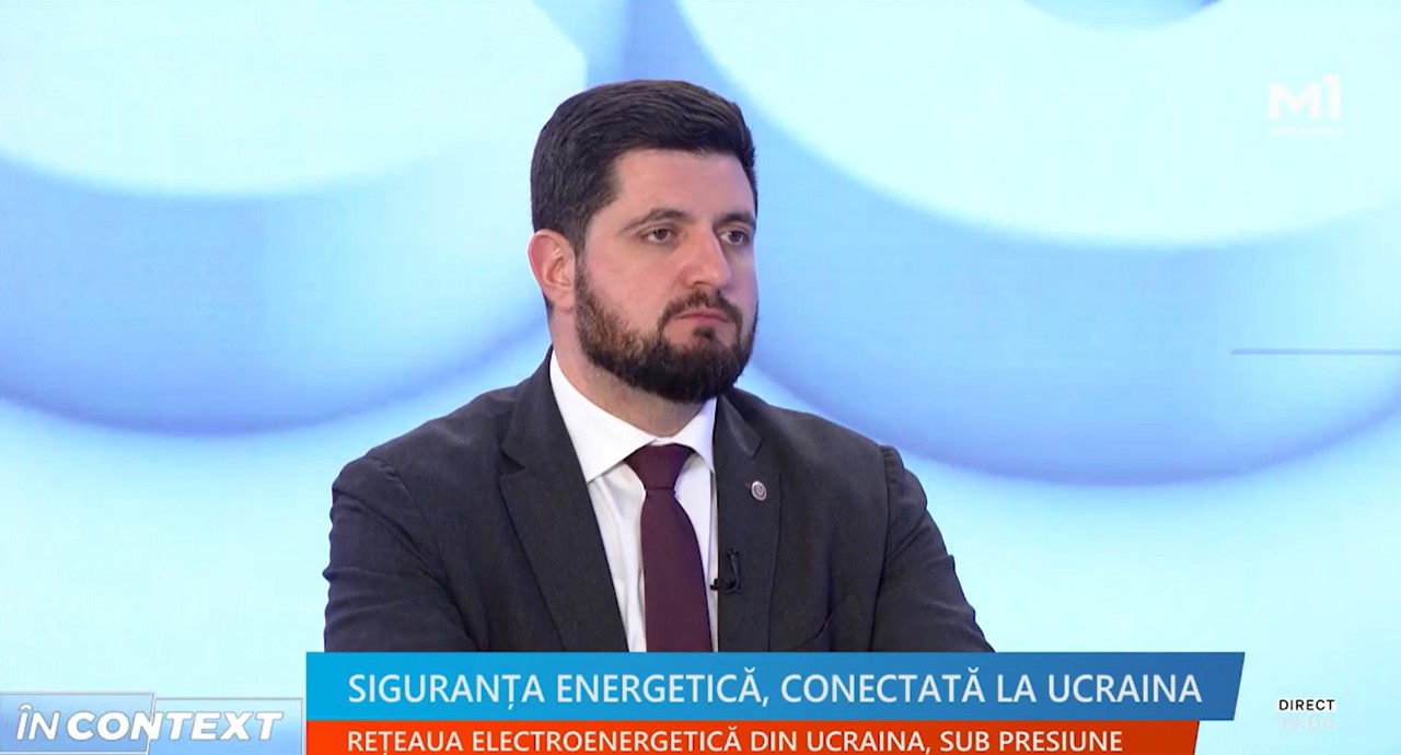 Dorin Junghietu, la Moldova 1: Securitatea energetică depinde de țările vecine. „Depozitele proprii de gaze necesită investiții de 16 miliarde de dolari” 
