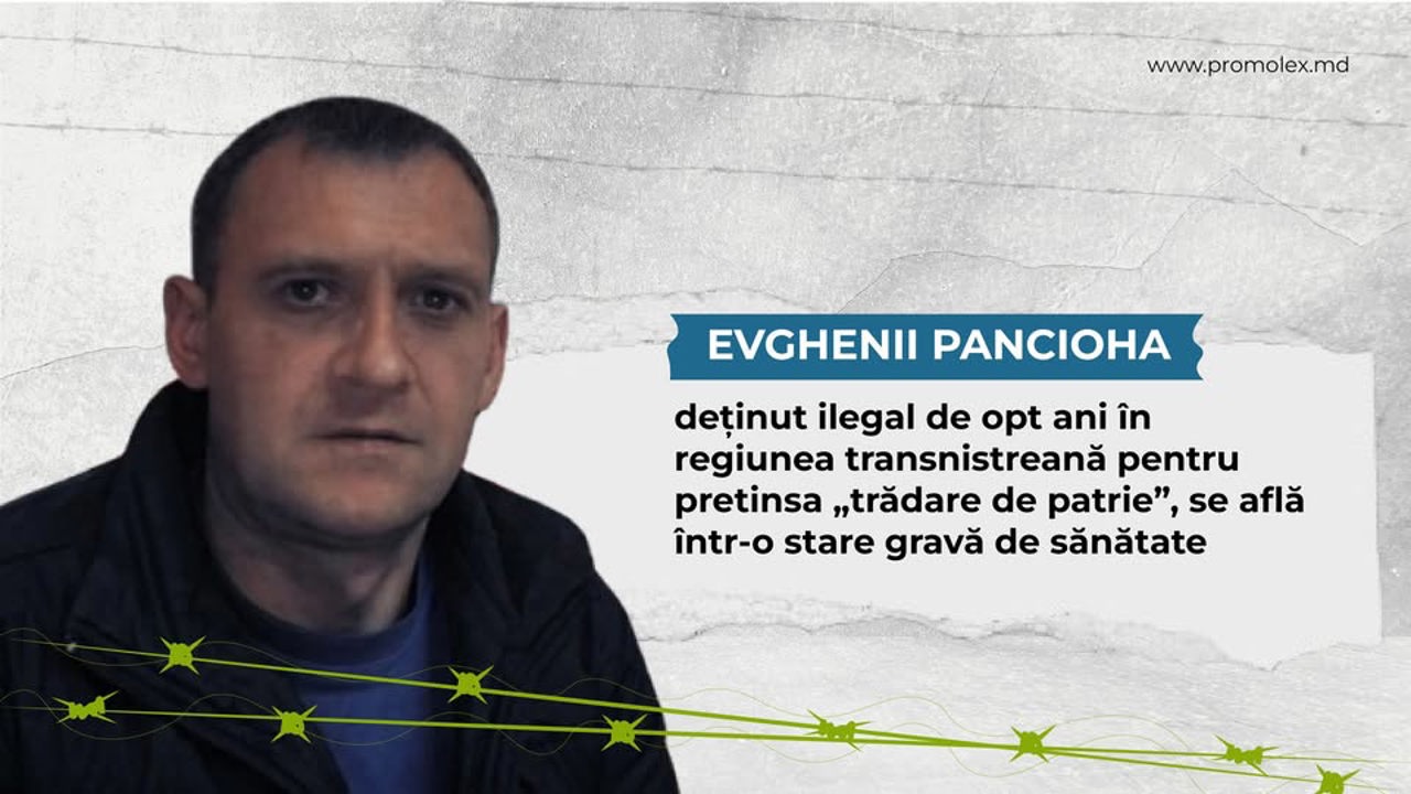 Urgent: Evgheni Pancioha illegally detained in Tiraspol for “treason”; international actors notified