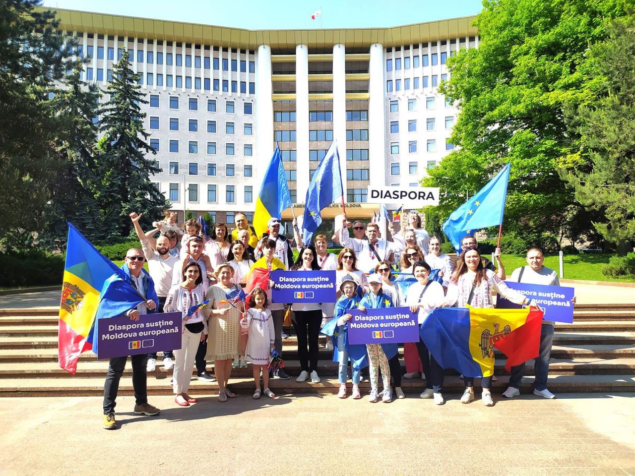 „Moldova Europeană” // Diaspora sprijină aderarea Republicii Moldova la Uniunea Europeană: „Spunem un „DA” răspicat” 