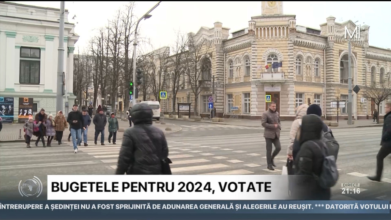 MESAGER din 22  Decembrie 2023 // Mai aproape de UE / Un nou guvernator al BNM / Bugetele pentru 2024, votate