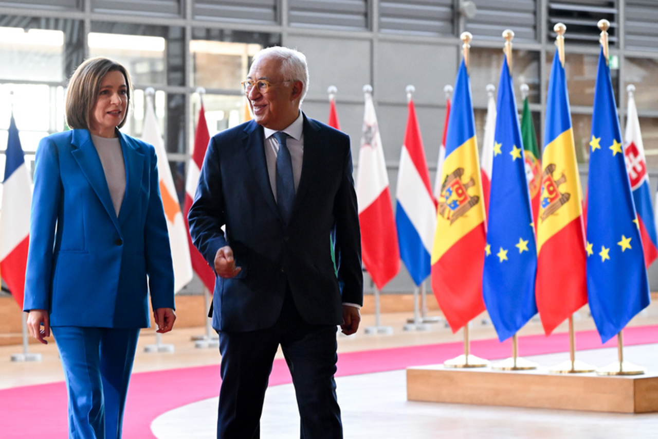  Maia Sandu a discutat cu António Costa despre pregătirile pentru Summitul din 22 iunie