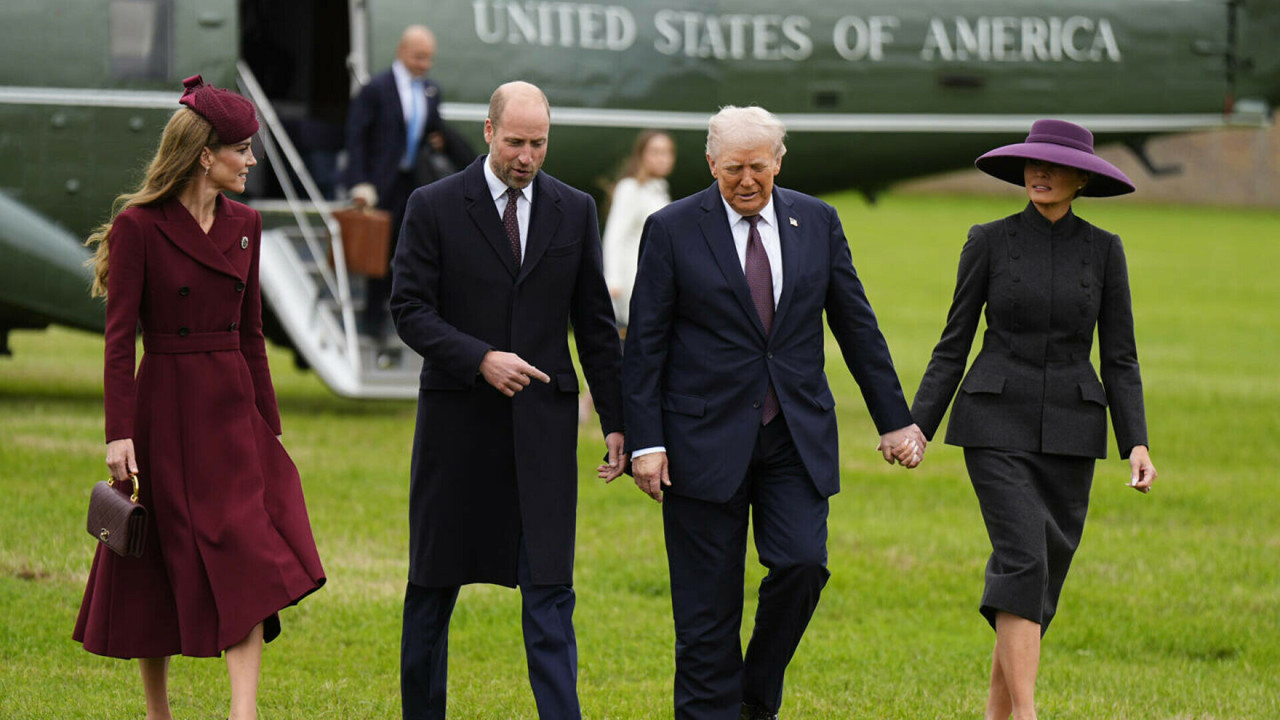 Donald Trump și Melania, primiți de Regele și Regina la Castelul Windsor