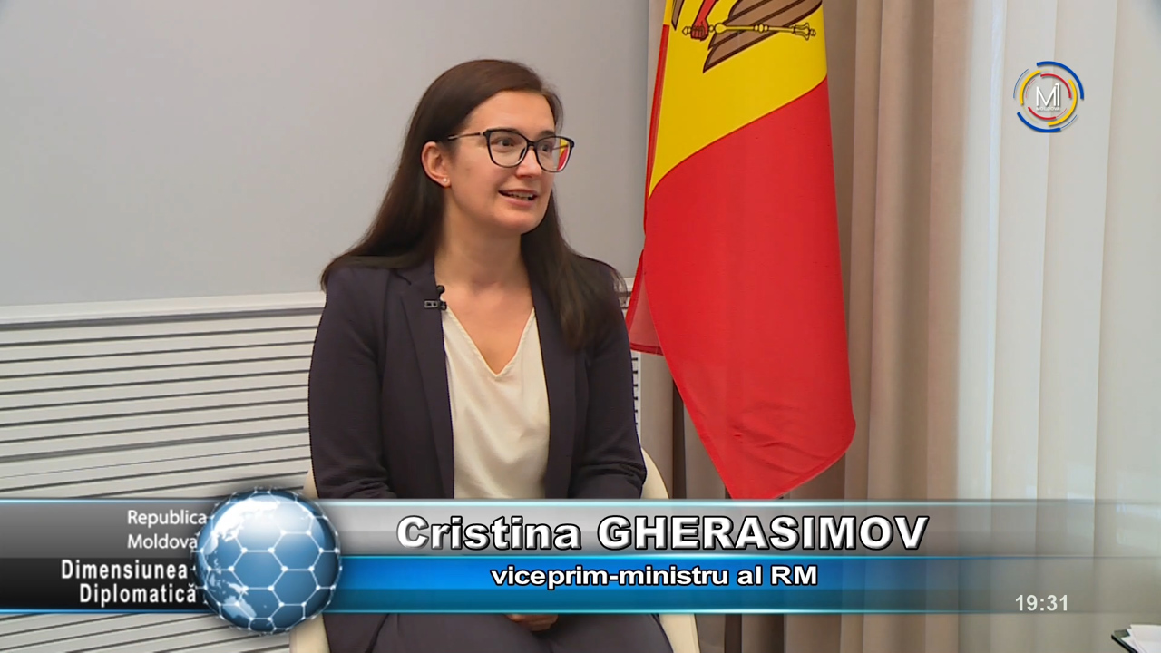 „Dimensiunea Diplomatică” //12.08.2024 // Cristina Gherasimov, viceprim-ministru al RM