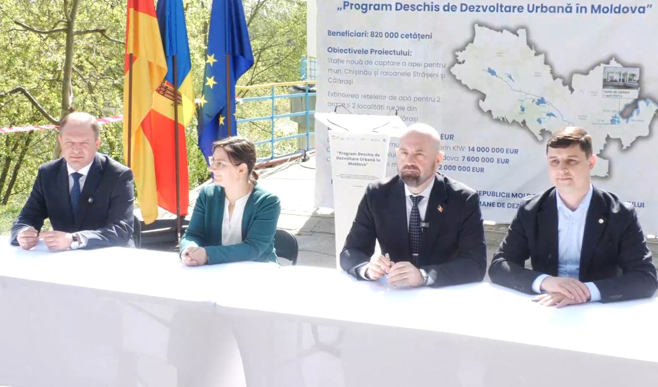 Safer water for Chișinău, Strășeni and Călărași: €23.6M project launched at Vadul lui Vodă