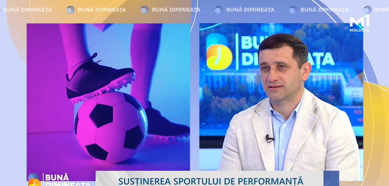 Secretar de stat, la Moldova 1: Aproape 400 de milioane de lei vor fi investiți în infrastructura sportivă din R. Moldova