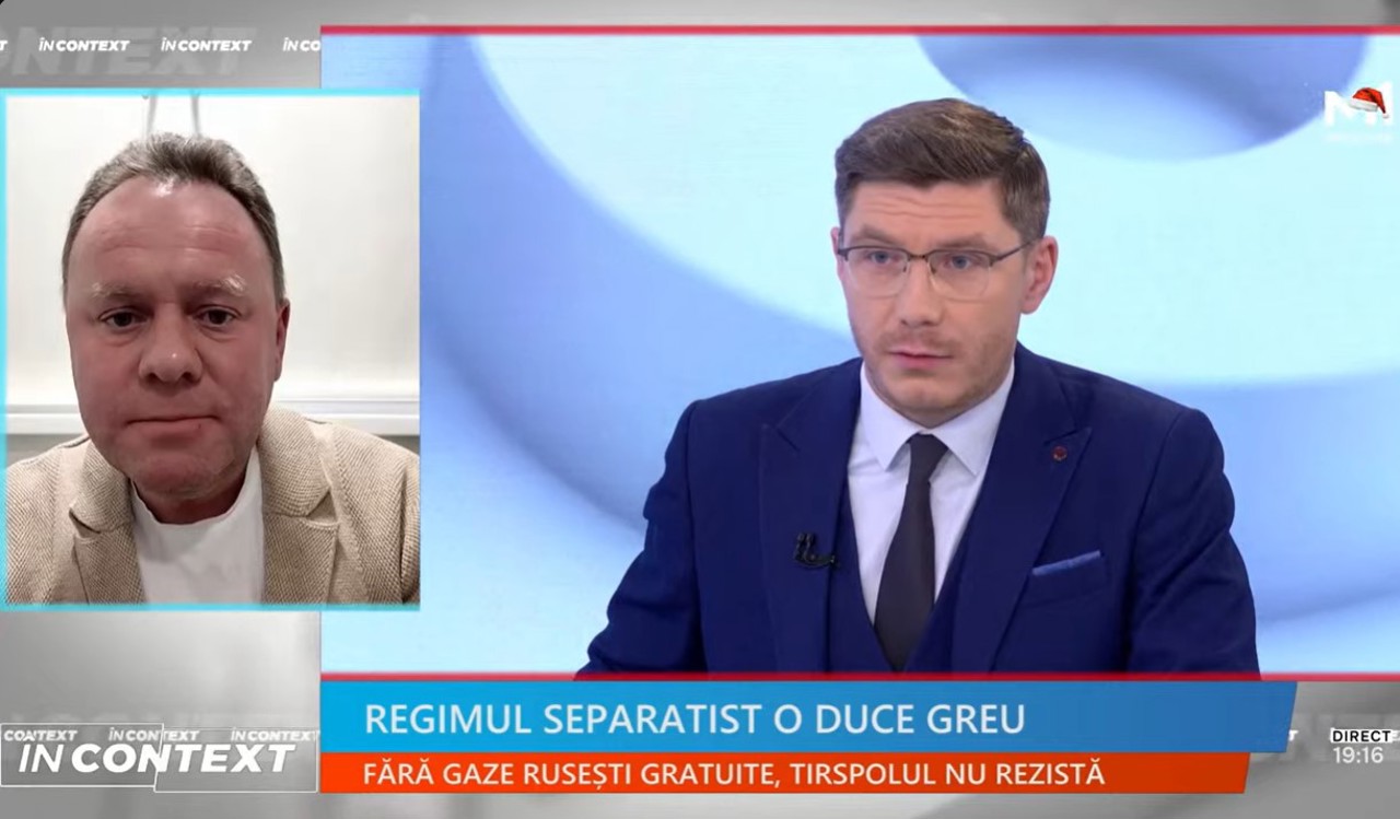 ÎN CONTEXT | Alexandru Flenchea: Criza gazelor din stânga Nistrului este susținută de Federația Rusă
