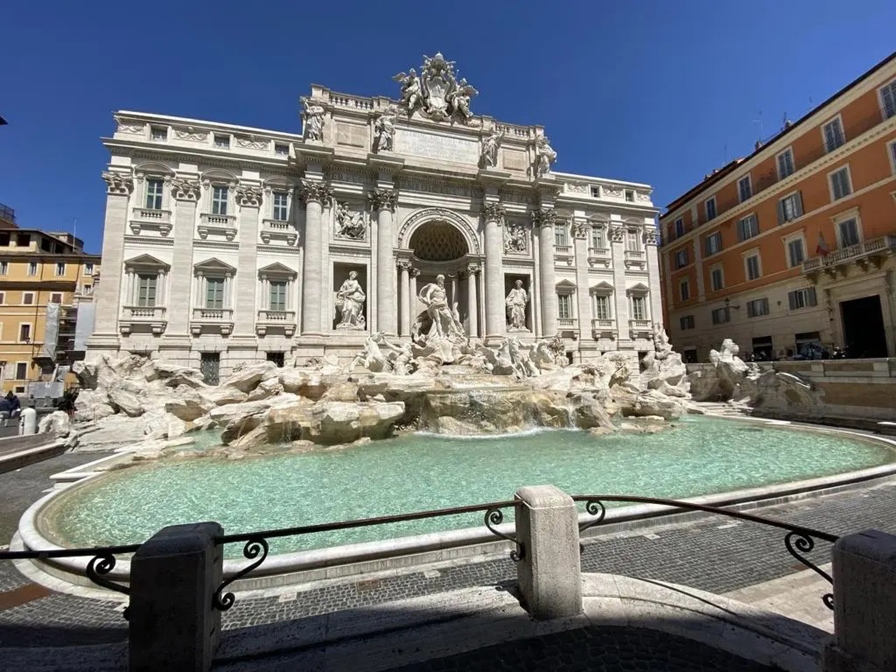 Accesul la Fontana di Trevi din Roma, cu plată din 7 ianuarie 