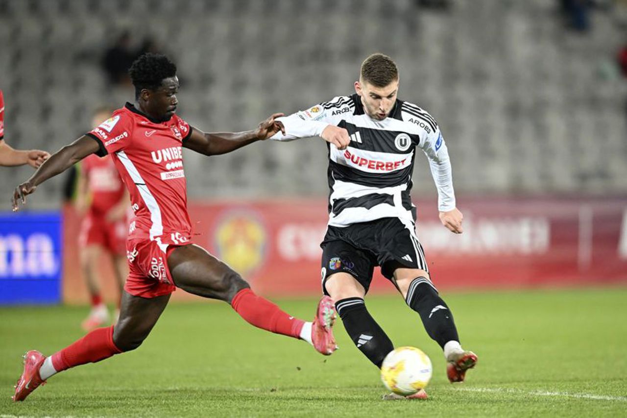 Universitatea Cluj s-a calificat în semifinalele Cupei României la fotbal 