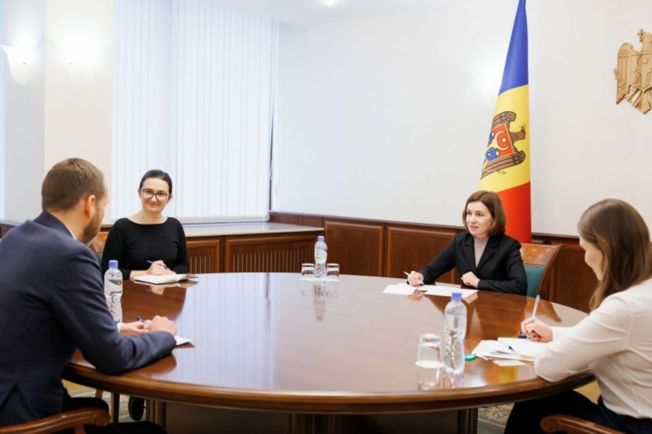 Maia Sandu a discutat cu șeful Delegației UE agenda de integrare europeană a Republicii Moldova