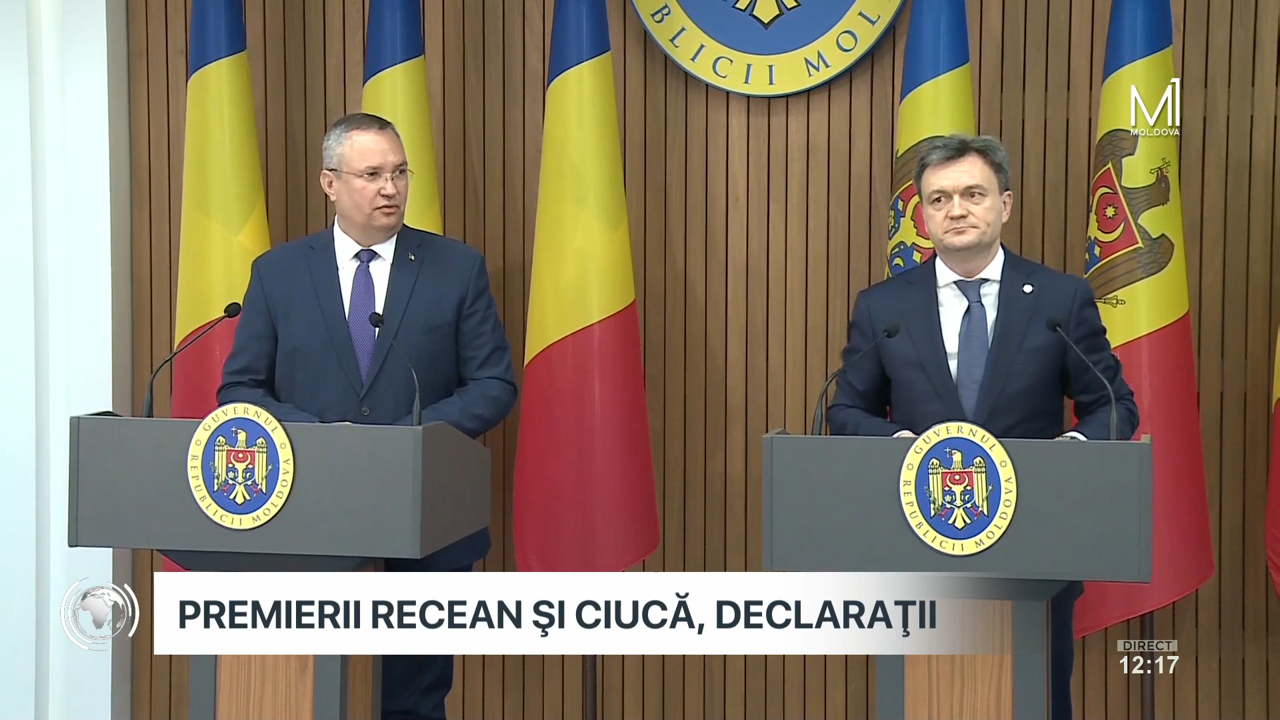 „ULTIMA ORĂ”: Prim-ministrii Dorin Recean și Nicolae Ciucă - Conferință de presă 