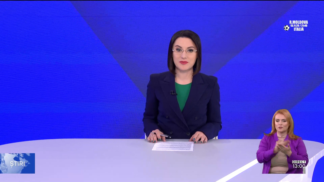 Știri (13:00) din 12 noiembrie 2025, cu Leanca Lașco-Rață