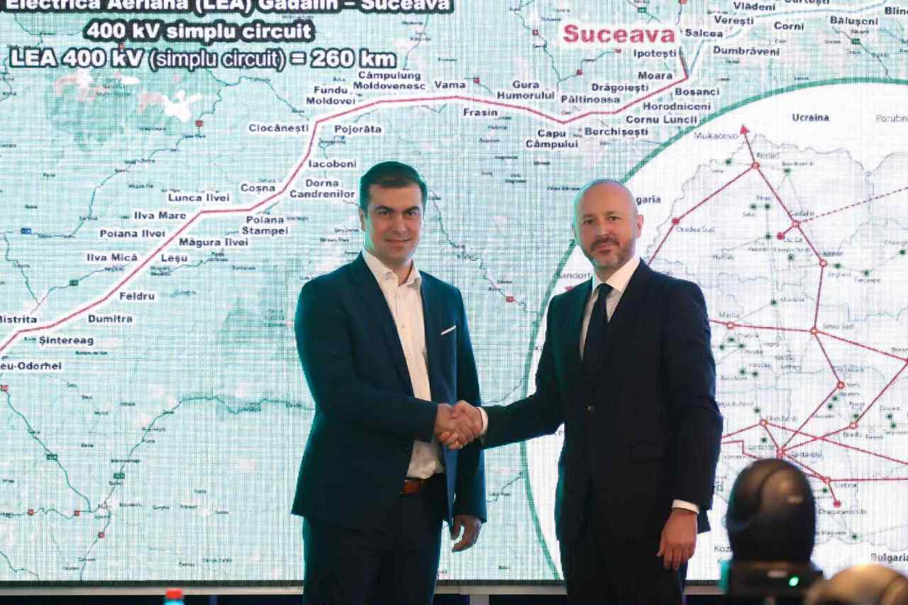 România și Republica Moldova, mai conectate energetic: Transelectrica construiește linia de 400 kV Suceava-Bălți