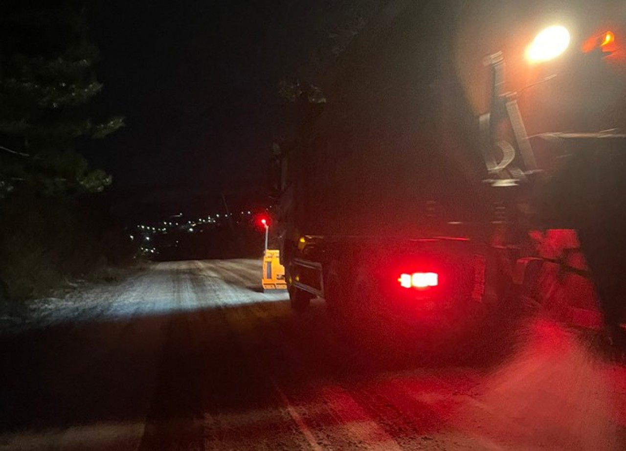 Toate drumurile naționale - practicabile, dar circulația se desfășoară în condiții de iarnă