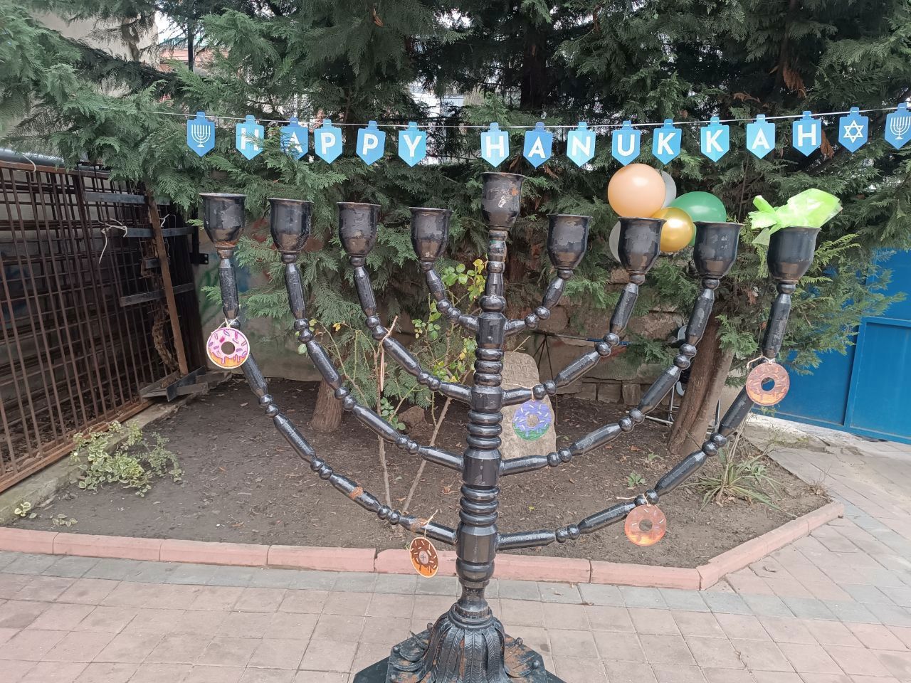 Hanukkah light lit in Chișinău as the Jewish community celebrates the triumph of good over evil