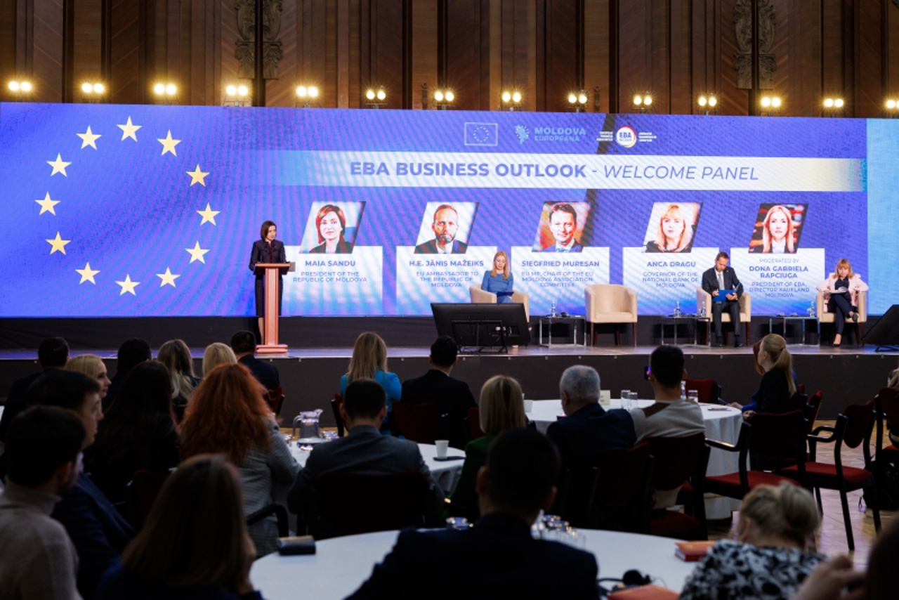EBA Business Outlook 2024 // Provocările și oportunitățile integrării R.Moldova în UE. Maia Sandu: „Edificăm o economie liberă”