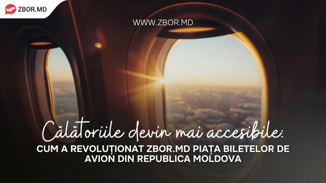 ADVERTORIAL | Cheap Flights from Chișinău with Zbor.md – Great Prices, Smart Price Calendar & 24/7 Support
