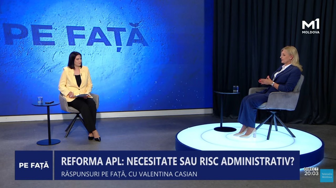 Reforma administrativă, testul serviciilor publice. Valentina Casian: „Cetățeanul trebuie să simtă rezultatul”