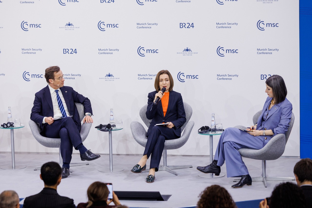 Integrarea europeană, esențială pentru viitorul Republicii Moldova: mesajul Maiei Sandu la München