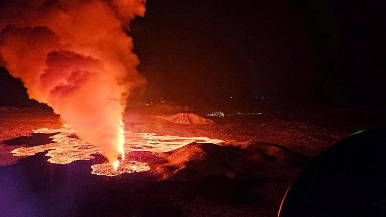 Iceland volcano erupts prompting evacuation of Blue Lagoon