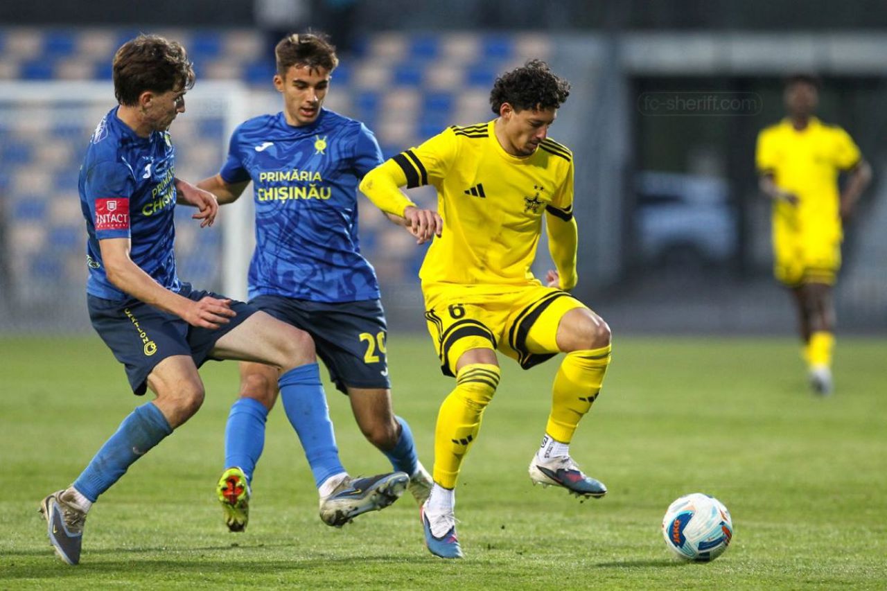 Sheriff Tiraspol a obținut o victorie chinuită în fața Daciei-Buiucani, marcând în ultimele secunde ale timpului regulamentar un gol fabulos