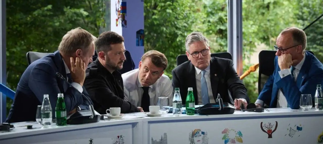 Европейские лидеры выступили с совместным обращением после саммита на Аляске