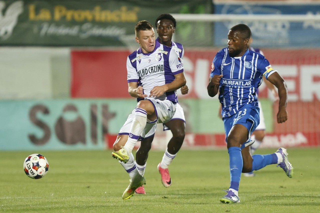 Superliga românească de fotbal: Echipa lui Vadim Rață a ratat șansa de a deveni lider solitar în clasament 