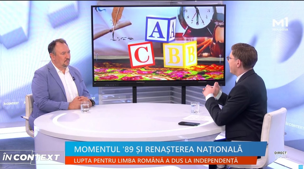 Alexandru Tănase, la Moldova 1: „31 august 1989 a fost prima înfrângere morală a regimului sovietic, fără de care nu aveam Independența din 1991”