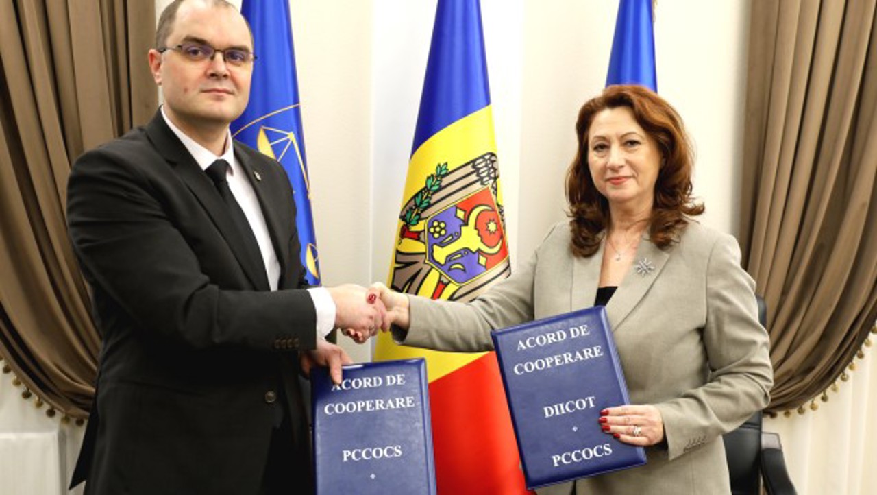 Prosecutors in Moldova and Romania strengthen their cooperation through an agreement signed by PCCOCS and DIICOT