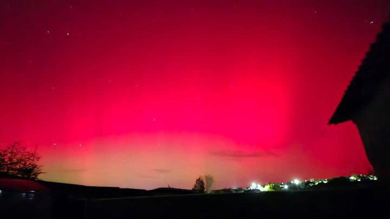 Aurora borealis, visible in the Republic of Moldova: A unique display in the night sky