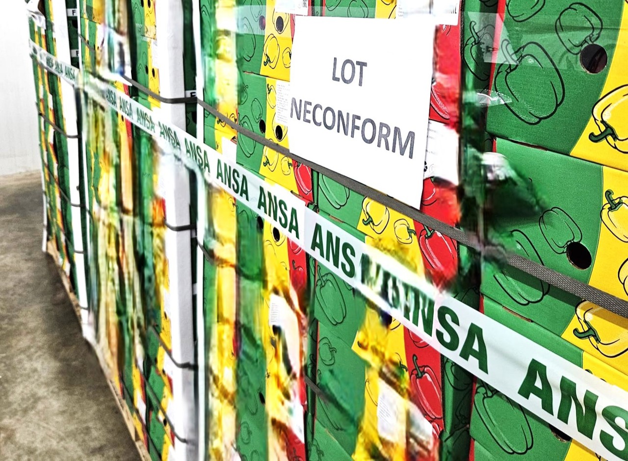 Peste 9 tone de ardei de import, distruse după ce au fost declarate neconforme