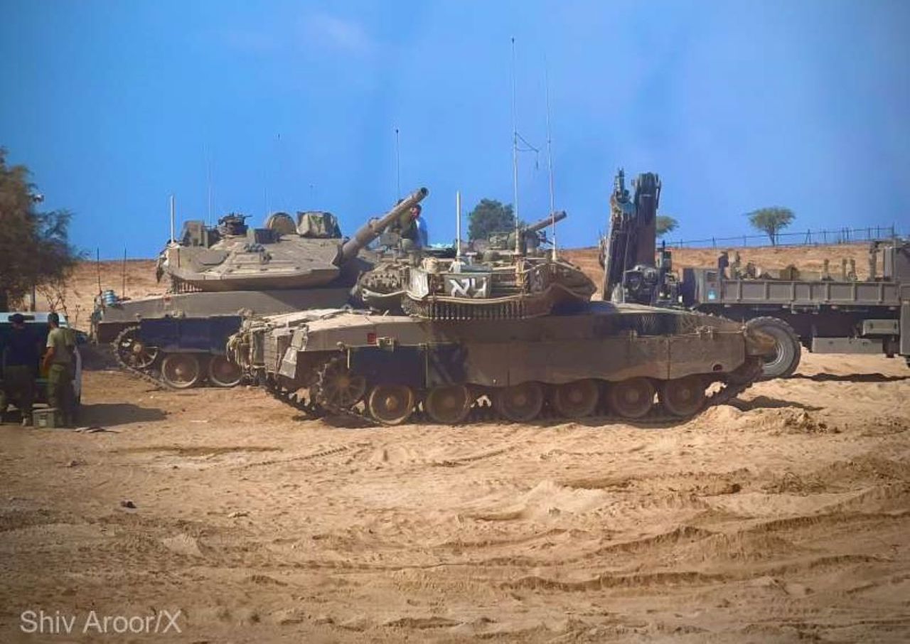 Army tank accidentally fires on Egyptian post near Gaza