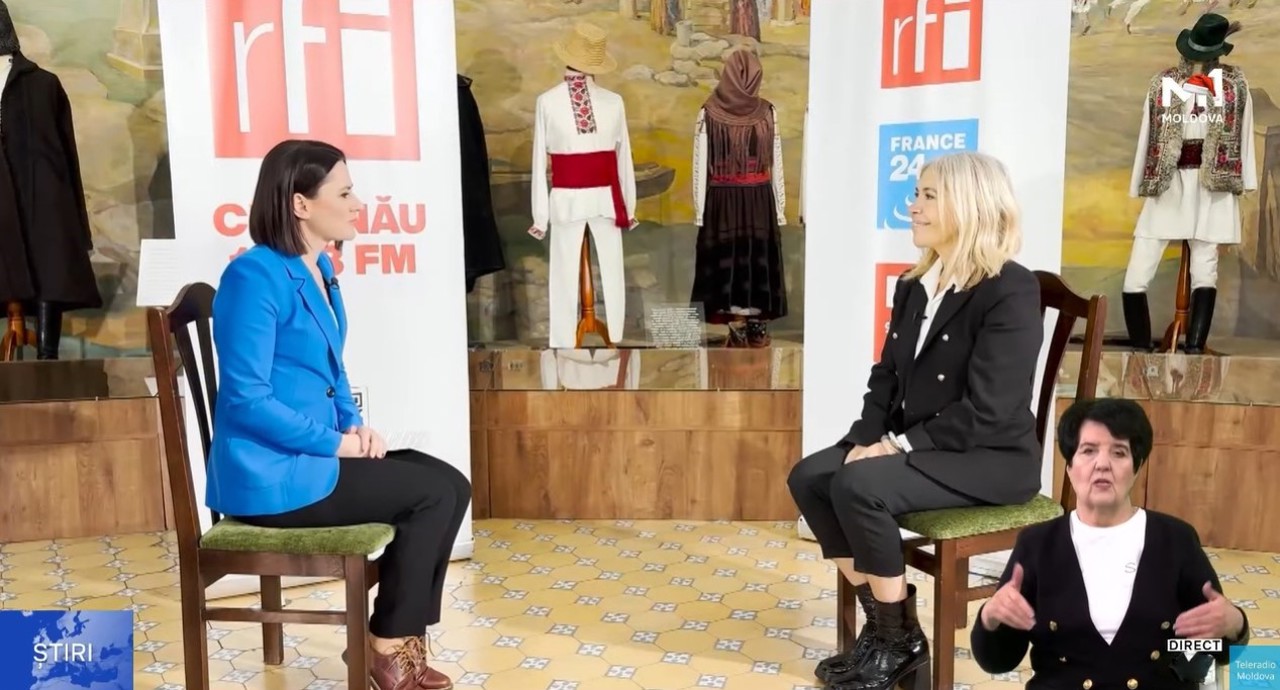 INTERVIU la Moldova 1 | Președinta France Médias Monde: Propaganda și IA câștigă teren și devine un real pericol 