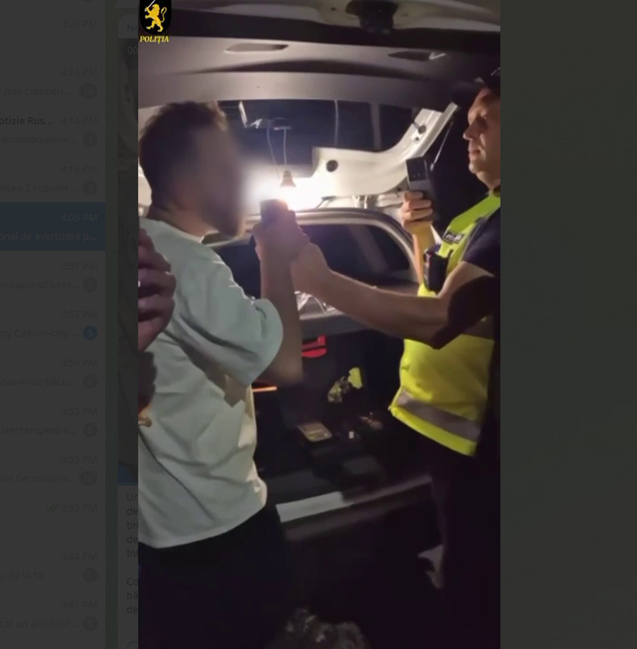 Funcționar public din Durlești, beat la volan, a provocat un accident. Șoferul, reținut