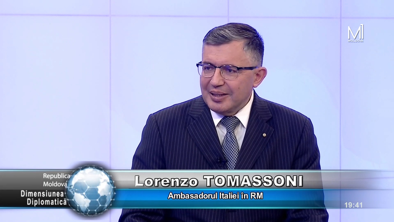 „Dimensiunea Diplomatică” //25.03.2024 / Lorenzo Tomassoni, Ambasadorul Italiei în Republica Moldova