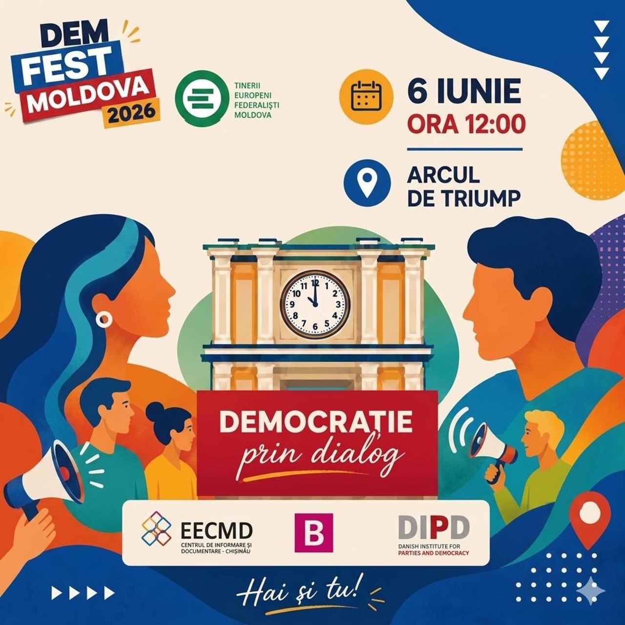 Democrația, dezbătută în stradă: Chișinăul găzduiește a doua ediție a festivalului civic „DemFest Moldova”