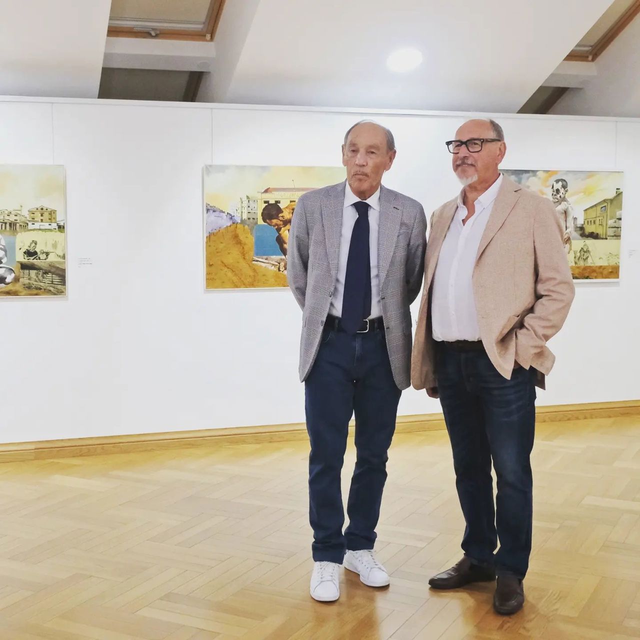 „Congruențe”: Doi pictori italieni își expun lucrările la Muzeul Național de Artă al Moldovei