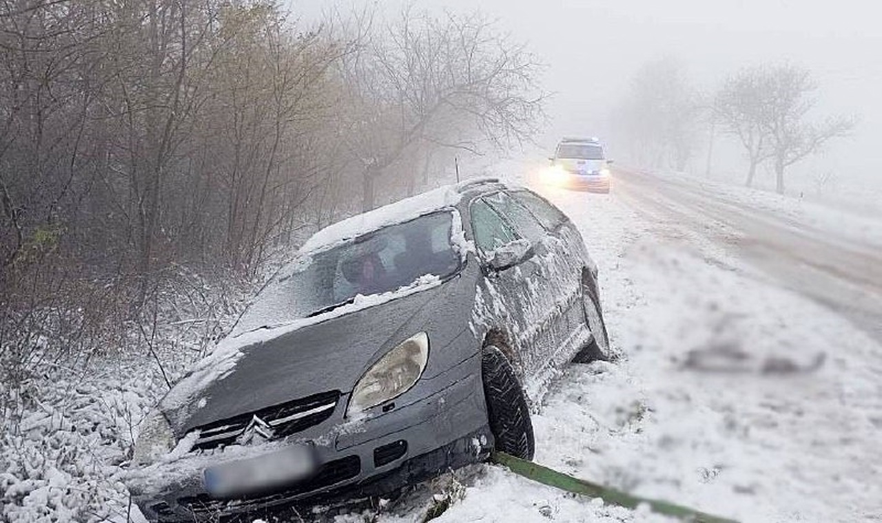 Bad weather triggers accidents on Moldova roads: Police warning