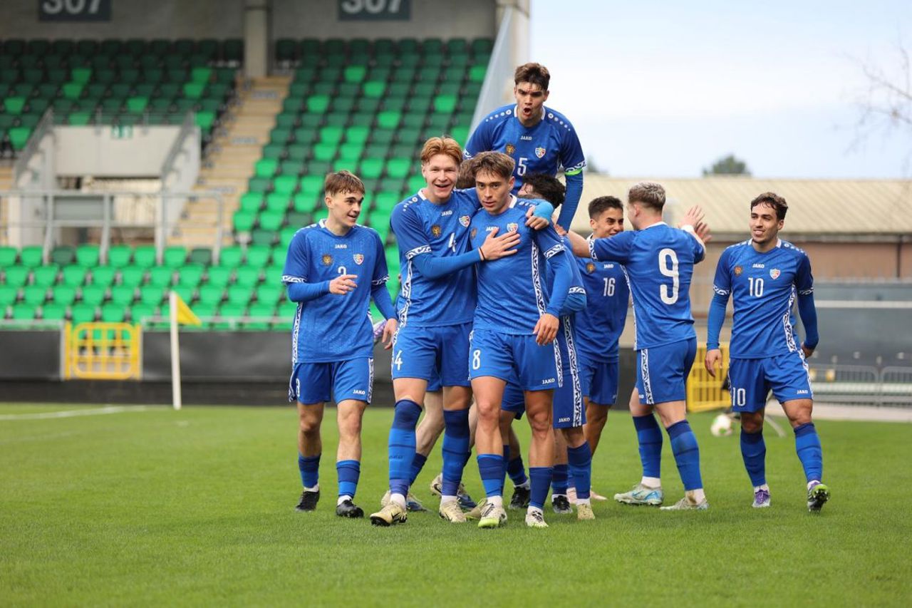 Echipa națională de tineret „sub 21 de ani" a Republicii Moldova, rezultat onorabil în preliminariile Campionatului European de fotbal din 2027