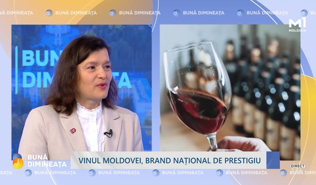 Captură video: Valentina Palii în platoul Moldova 1, emisiunea „Bună dimineața”, ediția din 22.05.2026